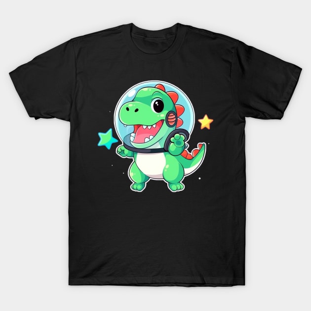 space dino T-Shirt by Ninja banana